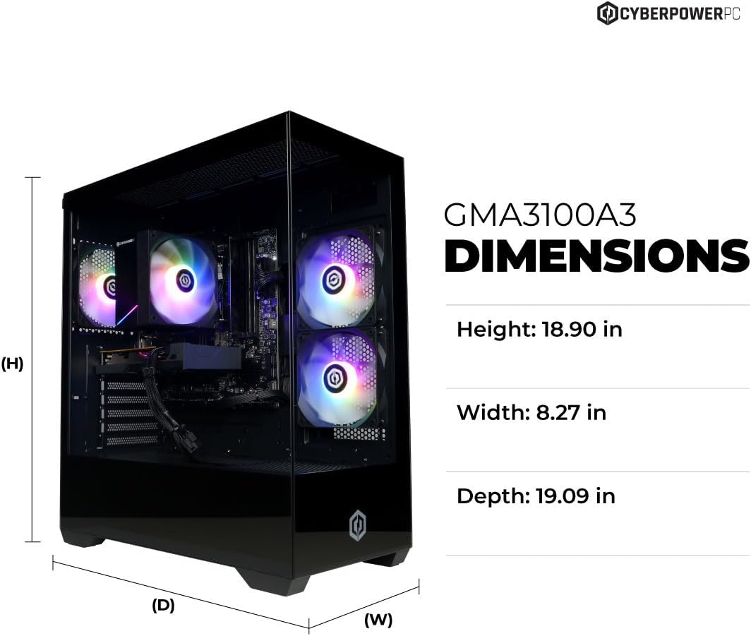 Gamer Master Gaming PC: Budget-friendly desktop packing an AMD Ryzen 5 5500 CPU, Radeon RX 6500 XT 4GB GPU, 8GB DDR4 RAM, and a 500GB PCIe 4.0 SSD. WiFi ready and powered by Windows 11 Home, it's perfect for entry-level gaming.