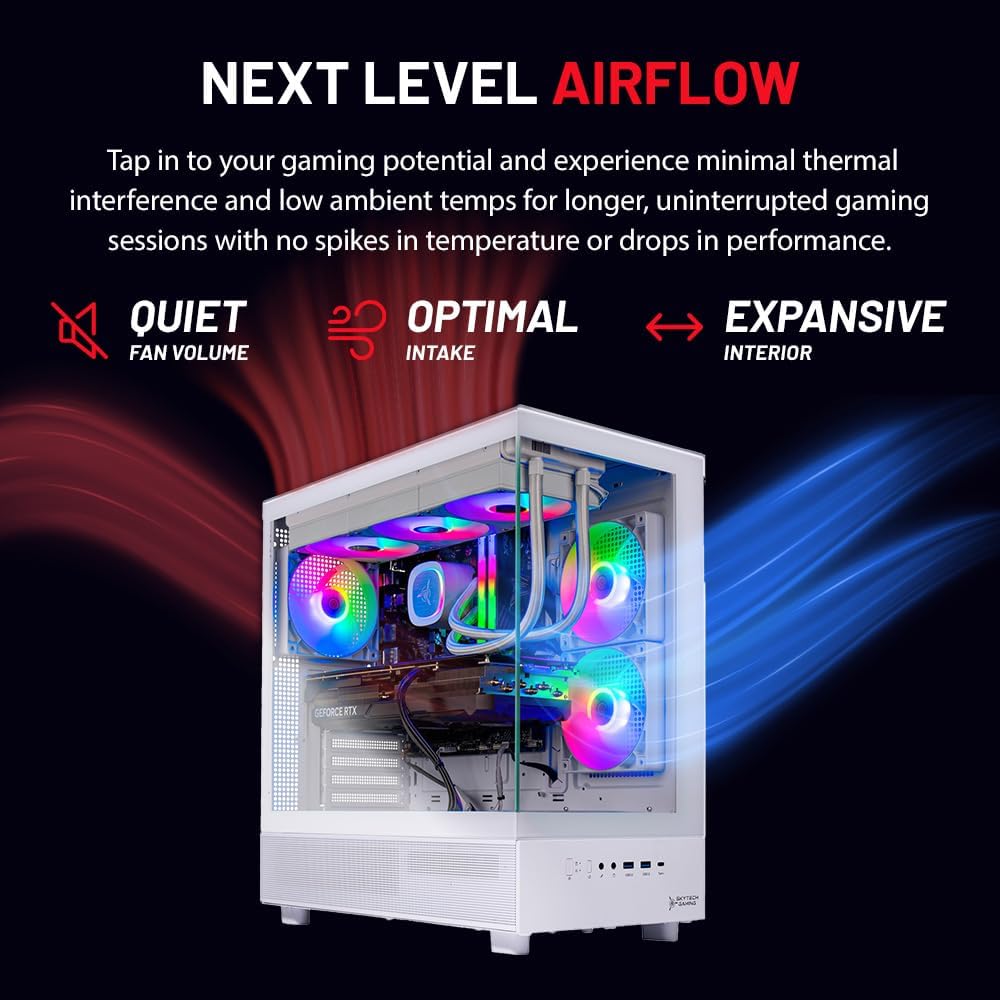 3 Gaming PC: Dominate gaming with a fast Ryzen 7 7700X CPU and powerful NVIDIA RTX 5070 12GB GPU. Built for elite performance, it packs 32GB DDR5 RAM, 1TB Gen4 NVMe SSD, 360mm ARGB AIO cooling, 850W Gold PSU, and Win 11 with Wi-Fi.