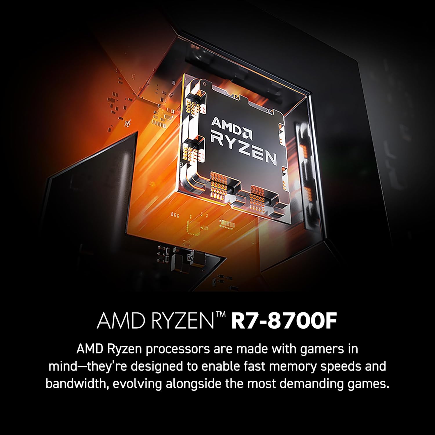 MSI Codex Z2 Gaming Desktop with AMD Ryzen 7 8700F & NVIDIA GeForce RTX 5070