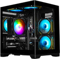 Gaming Desktop PC: Versatile setup featuring a Ryzen 5 4500 CPU, GeForce RTX 3050 GPU, 16GB DDR4 RAM, and 512GB NVMe SSD. Equipped with fast WiFi 6—built for reliable gaming, smooth streaming, schoolwork, and home office tasks.