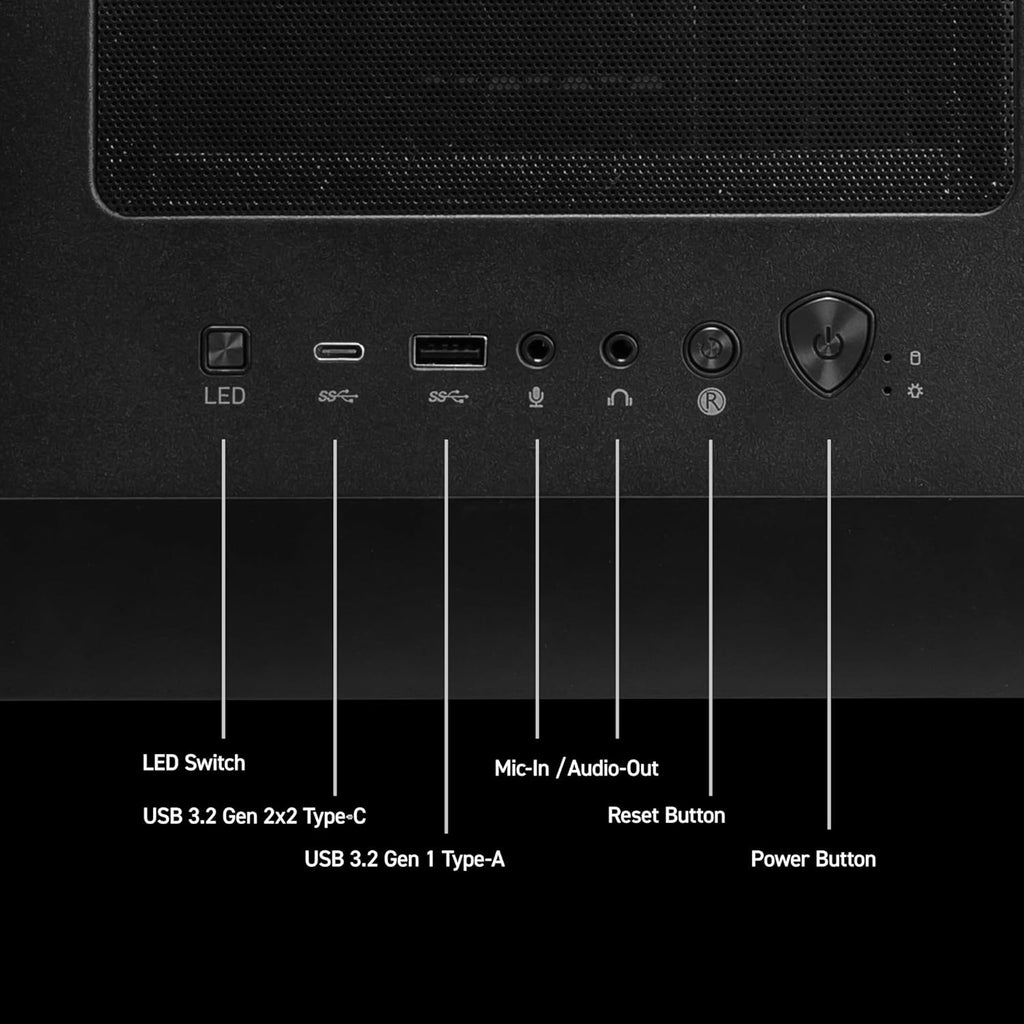 MSI Codex Z2 Gaming Desktop with AMD Ryzen 7 8700F & NVIDIA GeForce RTX 5070