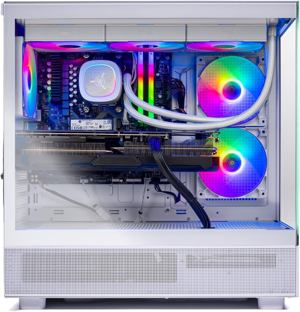 3 Gaming PC: Dominate gaming with a fast Ryzen 7 7700X CPU and powerful NVIDIA RTX 5070 12GB GPU. Built for elite performance, it packs 32GB DDR5 RAM, 1TB Gen4 NVMe SSD, 360mm ARGB AIO cooling, 850W Gold PSU, and Win 11 with Wi-Fi.