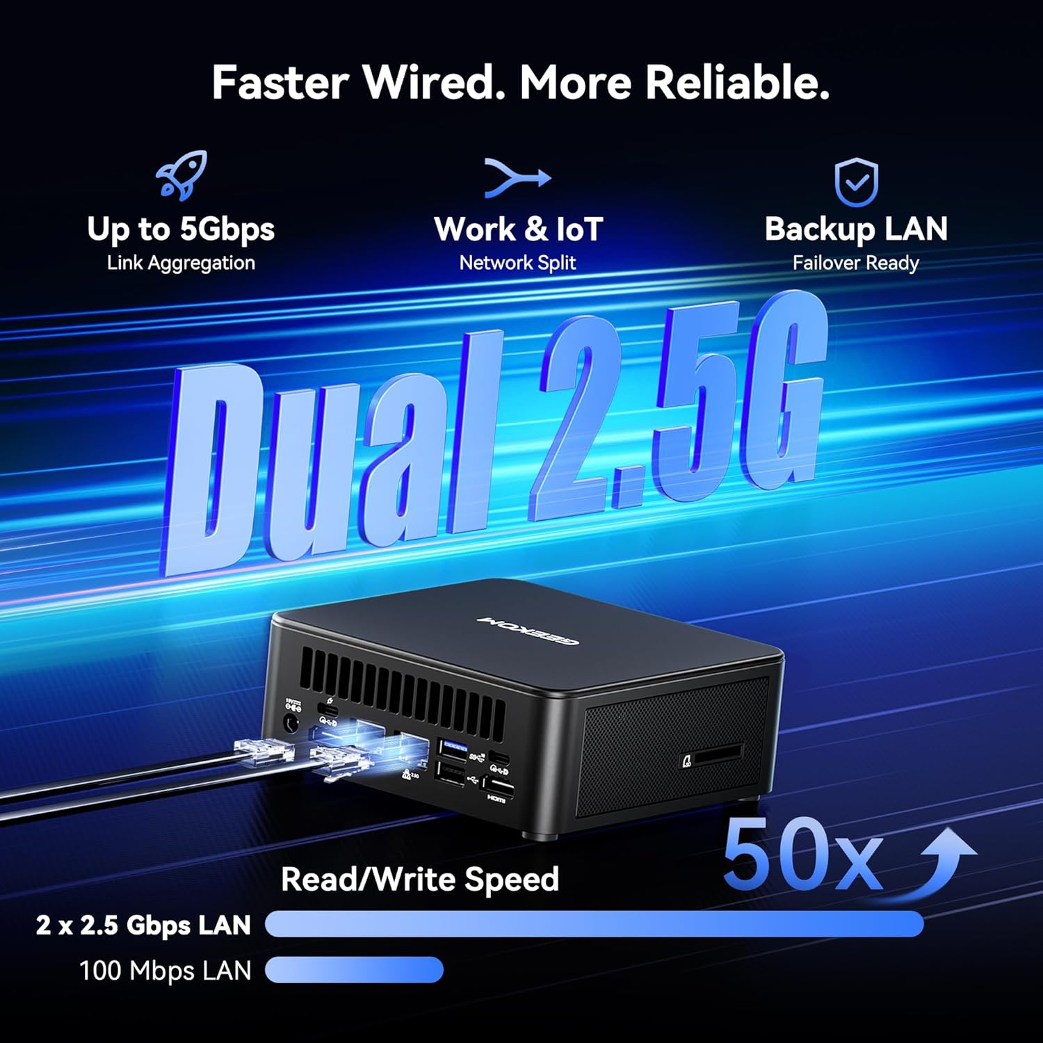 IT13 MAX AI Mini PC: Powerful compact PC with Intel Ultra 9 185H CPU, Arc Graphics, 16GB DDR5, and 1TB SSD. Built for coding, gaming, and 8K quad displays. Includes Windows 11 Pro, WiFi 7, and dual 2.5GbE LAN. (225 characters)