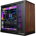 G60B Gaming PC: Premium 4K rig with Ryzen 7 9700X CPU, RTX 5070 12GB GDDR7 GPU, 32GB DDR5 6000MHz RAM, and 1TB PCIe 4.0 SSD. Features a unique 11.3" smart display, 360mm liquid cooler, WiFi 7, and ARGB tower. (224 characters)